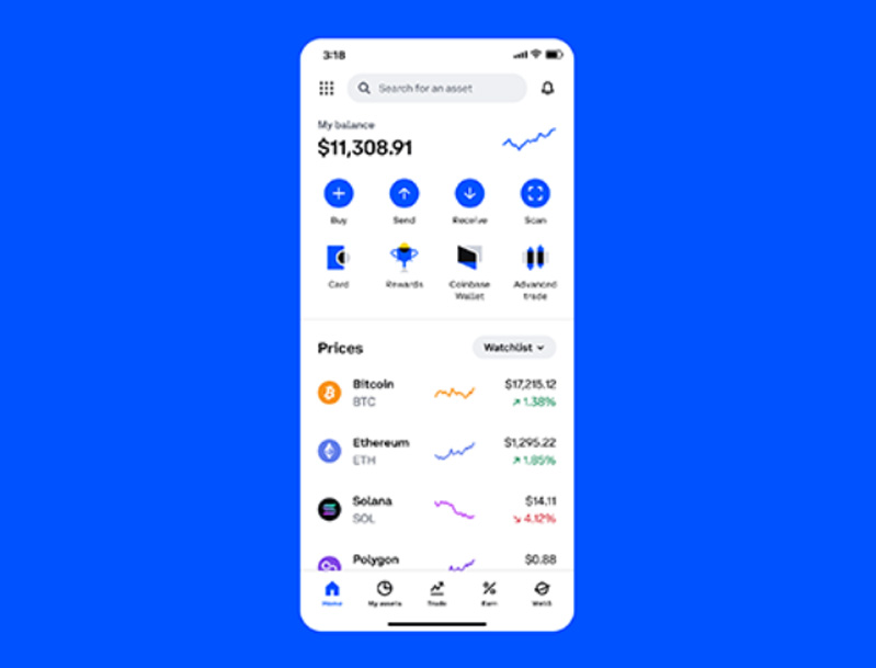 coinbase mobile app