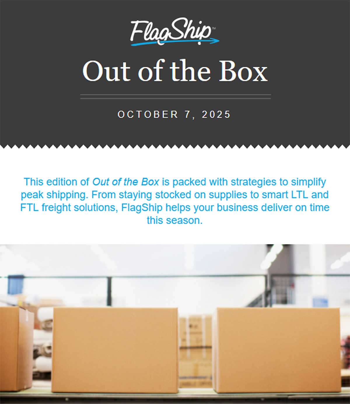 flagship email newsletter canada