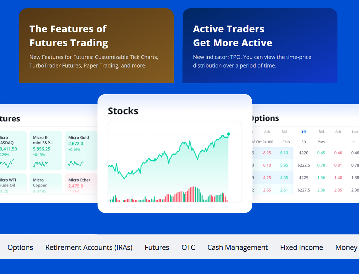 webull various features